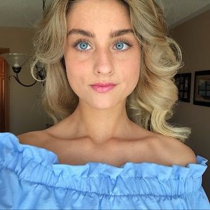 H&M Short, off shoulder, straight cut dress.